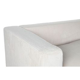 Sofa Moderno DKD Home Decor Crema 95.5 x 66.5 x 224 cm