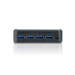 ATEN Switch de periféricos USB 3.2 Gen1 de 4 x 4 puertos