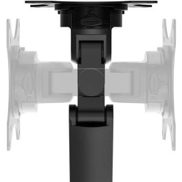 Neomounts DS70-250BL2 Soporte de Mesa para 2 Monitores de 17-32" hasta 9kg, Resorte de Gas, Pinza/Atornillado, Negro