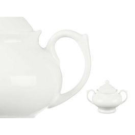 Azucarero Con Asa Y Tapa Blanco 350 Ml Vessia 11CM (24 Unidades) Azucarero Con Asa Y Tapa Blanco 350 Ml Vessia 11CM (24 Unidades)