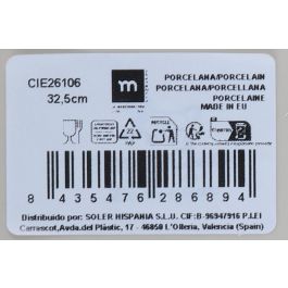 La Mediterranea Bajo Plato Cies Monaco 32.5 cm (6 Unidades)