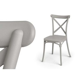 Silla Cruz Gris Giftdecor 44x82x46cm Silla Cruz Gris Giftdecor 44x82x46cm Precio: 23.68999952. SKU: B1JVZE92C4