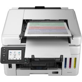 Canon MAXIFY GX6550 Impresora Multifunción 3 en 1 A4, Tinta, LAN, WLAN, Dúplex, DADF, Negro/Blanco