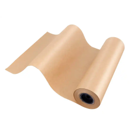 Liderpapel Papel Kraft Marrón Bobina 1m x 714m para Embalaje, Peso 50kg