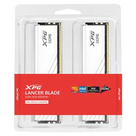 ADATA AX5U6000C3032G-DTLABRWH Lancer Blade RGB 64GB (2x32GB) DDR5 6000MHz CL30 con Intel XMP y AMD EXPO
