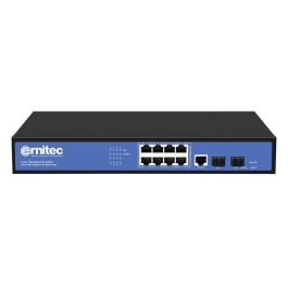 Ernitec Switch PoE Gestionado Gigabit Capa 2+ 10 Puertos (8 PoE Gigabit, 2 SFP Gigabit, 1 Consola) PoE 150W Gestión WEB/CLI/SNMP Precio: 130.5000004. SKU: B1KHR4FXW7