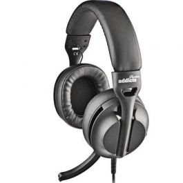 NGS VOX805USBCBLACK Auriculares Estéreo con Micrófono USB-C, Adaptador USB-A y Filtrado de Ruido, Negros