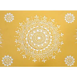 GINER Y COLOMER Cómoda de Madera de Mango con Puerta Decorada y 4 Cajones