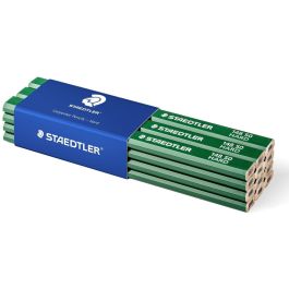 STAEDTLER 148 50 Lápiz de carpintero Zimmermannbleistift duro con certificado FSC