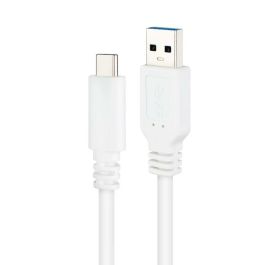 Nano Cable 10.01.4002-W Cable USB 3.1 Gen2 Tipo-C Macho a USB Macho 2 Metros Blanco 3A 10Gbps