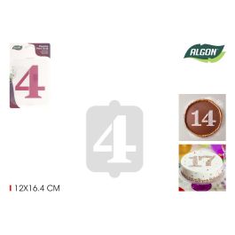 Algon Plantilla Tarta Cumpleaños N-4 Pequeña 13.5 cm x 20 cm (36 Unidades) Precio: 5.94999955. SKU: B1JC7WKZLM