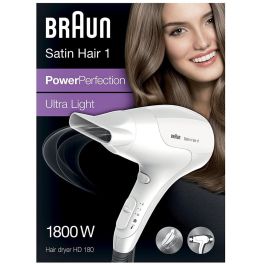 Braun - Secador de Pelo 1800W con 2 Niveles de Potencia y Calor - Secador Profesional para Cabello