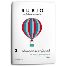 Cuaderno Rubio A5 Educacion Infantil Nº 2 - Medios De Transporte (+3 Años) (Set de 10) Precio: 12.89000024. SKU: B1BXZXMS6S