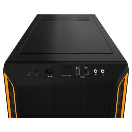 be quiet! PURE BASE 600 Naranja Negro Midi Tower con Ventana Lateral para Juego