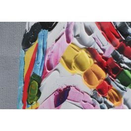 DKD Home Decor Cuadro Moderno Negro Multicolor 3.5 x 120 x 80 cm