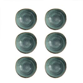 Moon Turquoise Cazoleta 16 Cm H 4 Cm (6 Unidades) Moon Turquoise Cazoleta 16 Cm H 4 Cm (6 Unidades)