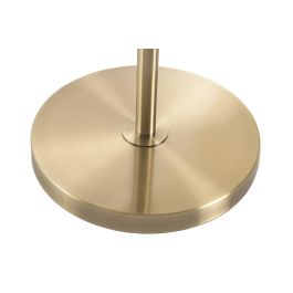 DKD Home Decor Lampara Sobremesa Glam Transparente Dorado 33 x 59 x 33 cm