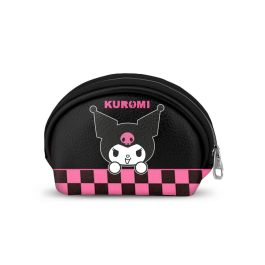 Sanrio Kuromi Monedero oval multicolor de poliéster con cremallera y forro interior - 4,5x9x12 cm Precio: 6.50000021. SKU: B1FVQNS2KQ