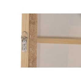 DKD Home Decor Cuadro Moderno Lienzo Pintado Mano Marron Beige 4 x 183 x 123 cm