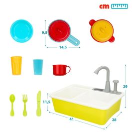 Cocina de Juguete Colorbaby 22 Piezas 42 x 29 x 28 cm Accesorios Fregadero