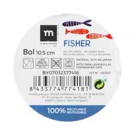 La Mediterranea Bol de Melamina Brillo Colección Fisher 10 cm x 5 cm x 10 cm (36 Unidades) La Mediterranea Bol de Melamina Brillo Colección Fisher 10 cm x 5 cm x 10 cm (36 Unidades)