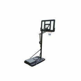 Ociotrends Canasta de Baloncesto Regulable en Altura 230-305 cm Negra, Aro y Tablero de Polietileno y Acero, para Niños +8 Años