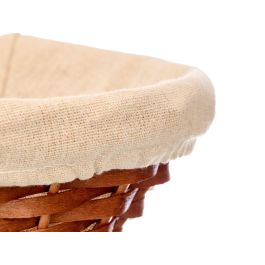 Cesta Ovalada Mimbre Madera Kipit 25X9CM (36 Unidades) Cesta Ovalada Mimbre Madera Kipit 25X9CM (36 Unidades)