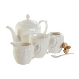 Cafe Basicos DKD Home Decor Blanco Natural 20 x 15 x 33 cm Set de 6 Cafe Basicos DKD Home Decor Blanco Natural 20 x 15 x 33 cm Set de 6