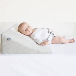 Domiva Plano Inclinado 25° 3D Wave - Colchón Antireflujo para Cuna 60 x 120 cm - Blanco