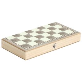 Mister Gadget Caja Juegos 3 En 1 Ajedrez Damas Backgammon Coleccion Vintage Madera