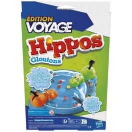 Hasbro Gaming HAS5010996164230 Gluttonous Hippos Travel, juego de mesa de viaje, 2 jugadores, 4 años Hasbro Gaming HAS5010996164230 Gluttonous Hippos Travel, juego de mesa de viaje, 2 jugadores, 4 años
