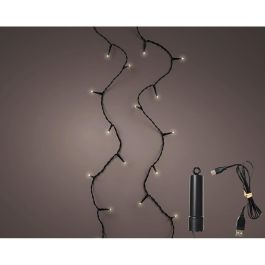 Lumineo Guirnalda LED Multifunción Exterior con Batería, 100 LEDs Multicolor, Cable Negro, 7.4 m, IP44 Precio: 14.58999971. SKU: B15Z343WN3