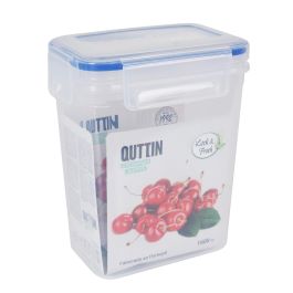 Quttin Fiambrera hermética rectangular 1600 cc (12 Unidades)