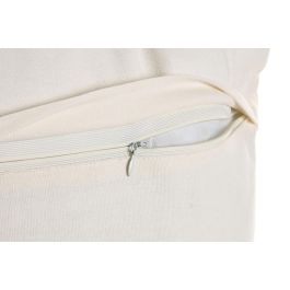 DKD Home Decor Cojin Boho Crudo Macrame Hecho a Mano Algodon 45 x 45 cm (2 Unidades)