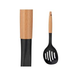 Espumadera de Cocina Kinvara Mango Madera 11x35x4 cm - Natural/Negro (12 Unidades) Espumadera de Cocina Kinvara Mango Madera 11x35x4 cm - Natural/Negro (12 Unidades)