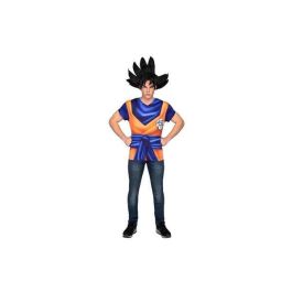 My Other Me Disfraz Camiseta Goku Talla M para Niño y Adulto - Ideal Fiestas, Carnaval y Cosplay - 95% Poliéster 5% Spandex