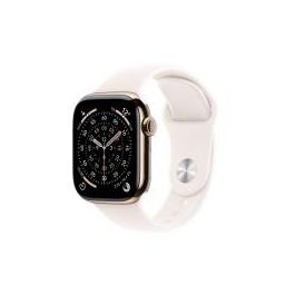 Apple Watch Series 11 GPS/Cellular 42mm Titanio Dorado Correa Deportiva Rosa Rubor MF84QL/A