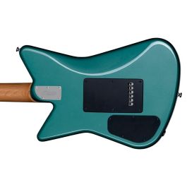 Sterling Guitarra Eléctrica Mariposa Omar Rodríguez-López Pastillas Humbucker Clavijeros Bloqueador Arce Roasted Dorado Green