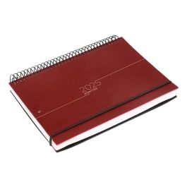 Agenda Espiral Liderpapel Olbia A4 2025 Dia Pagina Rojo Papel 60 gr