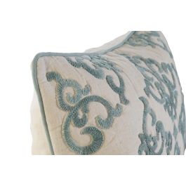 DKD Home Decor Funda Cojin Tradicional Azul 40 x 60 cm