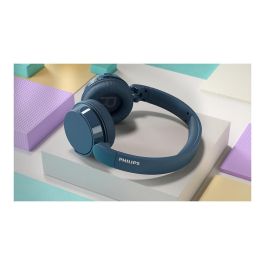 Philips TAH4209BL/00 Auriculares Inalámbricos Bluetooth Azules con Micrófono y 55h de Batería