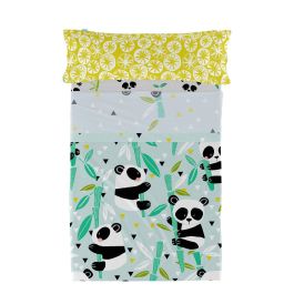 Juego de Sábanas HappyFriday Moshi Moshi Panda garden blue Azul Cama de 80/90 2 Piezas Precio: 43.9351. SKU: B165XX6HJH