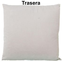 Cojín Alexandra House Living Crema Textil 43 x 43 cm