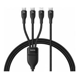 Baseus Rapid Series Cable USB-A 100W 1.5m Negro - Cable de carga rápida 3 en 1 para múltiples dispositivos Precio: 21.6469. SKU: B14BCVXQHW