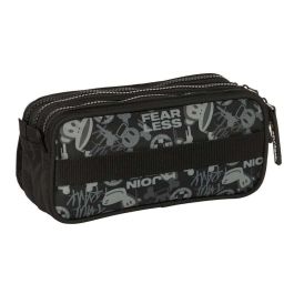 Portatodo Doble Paul Frank Join the fun Negro 21,5 x 10 x 8 cm