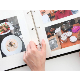 Liderpapel Hojas Album Fotos Autoadhesivas Blancas DIN A4