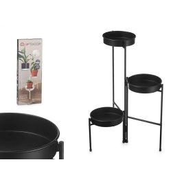 Estante Planta Tres Alturas Negra Giftdecor 46X62CM (4 Unidades) Precio: 53.49999996. SKU: B1GJHDY5XX