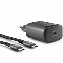 NGS BUD45W-C Cargador de Pared GaN Ultrarrápido 45W con 1xUSB Tipo-C y Cable USB-C a USB-C 1.5m PD3.0