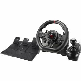 SUPERDRIVE GS650-X Volante de Carreras con Cambio Manual, 3 Pedales y Levas para PS4 / Xbox