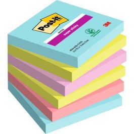 Post-It Notas Adhesivas Super Sticky 4 Colores, 6 Blocs 76x76 mm Precio: 11.49999972. SKU: B1F3HSTTEL